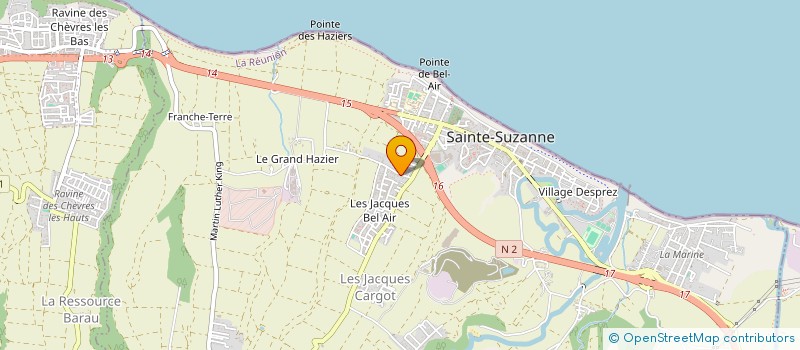 localisation de l'entreprise SI D ELECTRICITE DE LA REUNION à SAINTE-SUZANNE