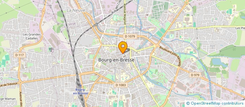 localisation de l'entreprise SI D ENERGIE ET DE E-COMMUNICATION DE L AIN à BOURG-EN-BRESSE