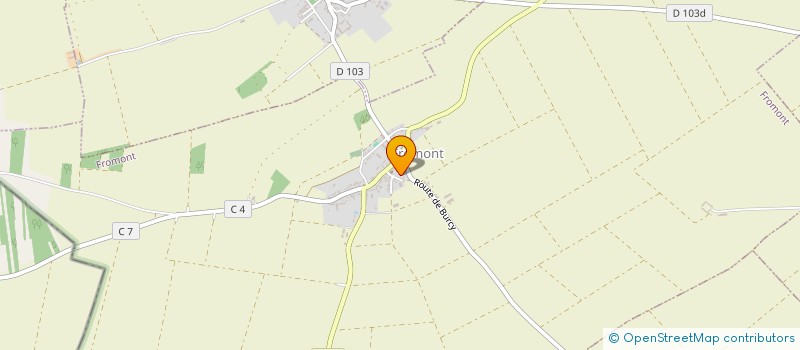 localisation de l'entreprise SI D'INTERET SCOLAIRE DU PLATEAU  FROMONT