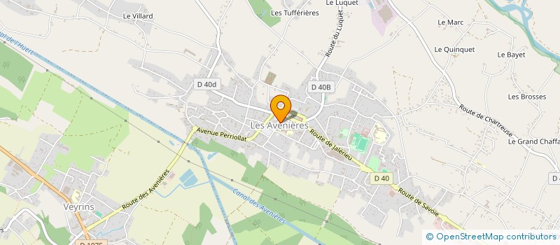 localisation de l'entreprise SI DE DEFENSE CONTRE LES EAUX DU HAUT RHONE  LES AVENIERES VEYRINS-THUELLIN