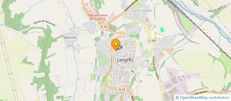 localisation de l'entreprise SI DE GESTION FORESTIERE DE LA REGION DE LANGRES à LANGRES