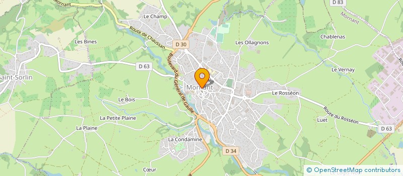 localisation de l'entreprise SI DE L AQUEDUC ROMAIN DU GIER à MORNANT