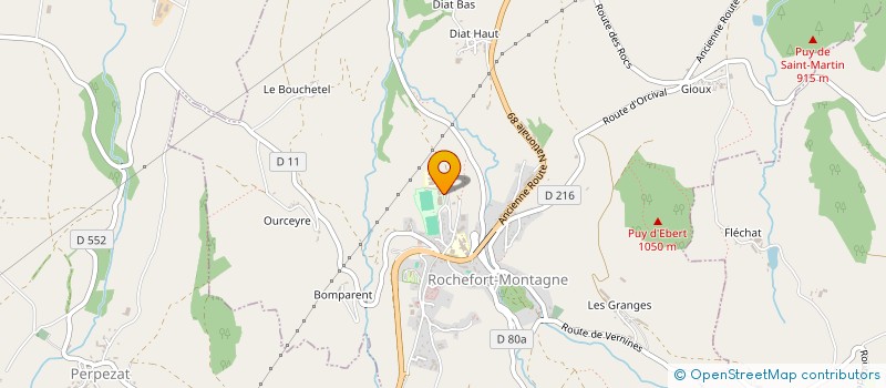 localisation de l'entreprise SI DE L'EHPAD SAINTE ELISABETH à ROCHEFORT MONTAGNE