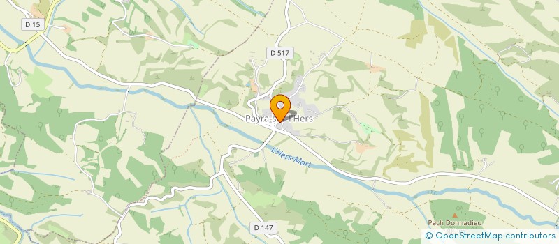 localisation de l'entreprise SI DE L'HERS MORT à PAYRA SUR L'HERS