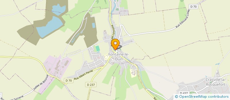 localisation de l'entreprise SI DE LA HAUTE VALLEE DU DUN  FONTAINE-LE-DUN