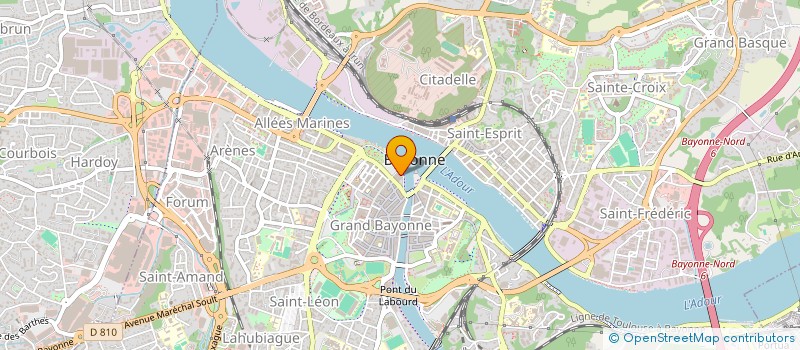 localisation de l'entreprise SI DE LA NIVE MARITIME à BAYONNE