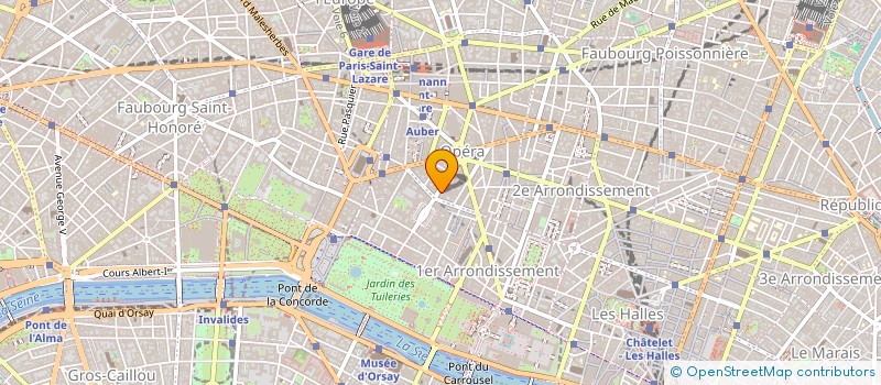 localisation de l'entreprise SI DE LA SENTE à PARIS