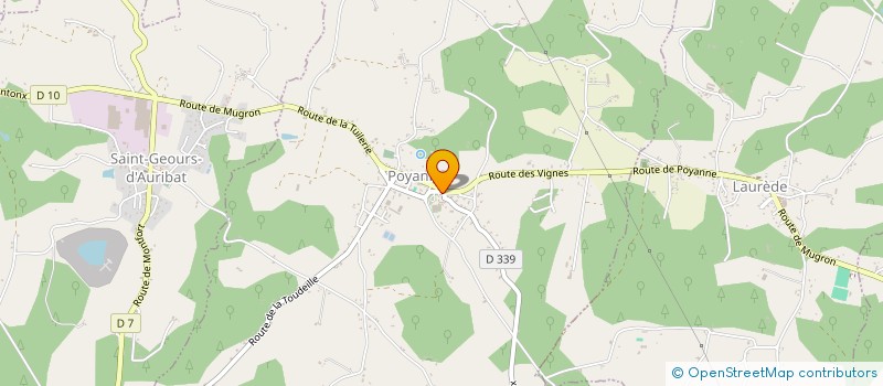 localisation de l'entreprise SI DE REGROUPEMENT SCOLAIRE DE POYANNE ET LAUREDE à POYANNE