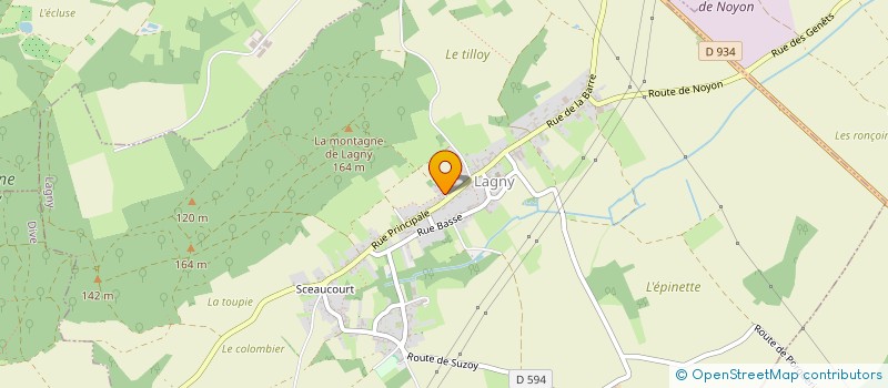 localisation de l'entreprise SI DE REGRPT PEDA DE AMY CRAPEAUMESNIL  MARGNY-AUX-CERISES