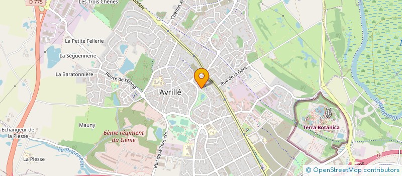 localisation de l'entreprise SI DE RESSOURCES INFORMATIQUES à AVRILLE
