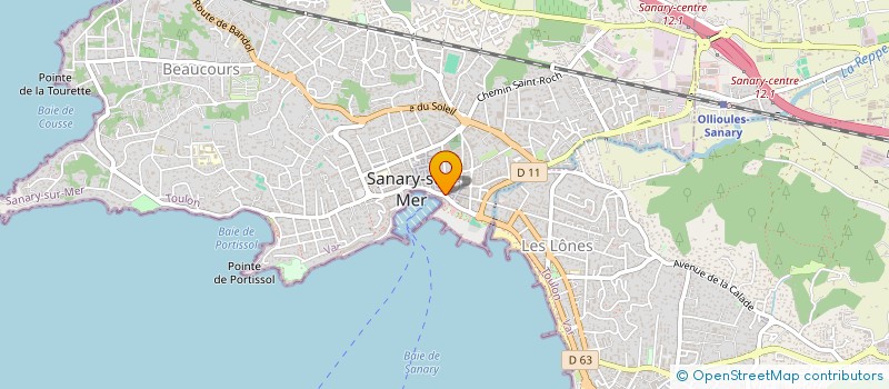 localisation de l'entreprise SI DE SAINT NAZAIRE à SANARY-SUR-MER