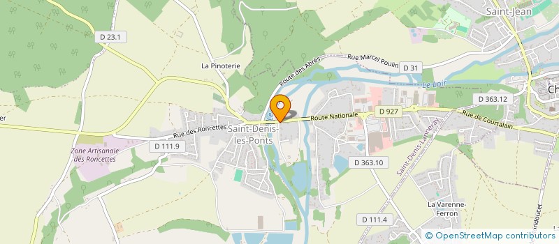 localisation de l'entreprise SI DE TRANSPORT D'ELEVES DE SAINT-DENIS-LANNERAY, LA CHAPELLE-DU-NOYER à SAINT-DENIS-LANNERAY