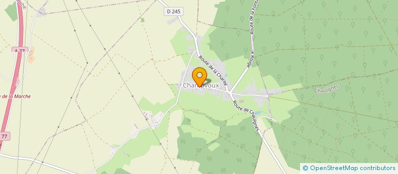 localisation de l'entreprise SI DE TRANSPORTS DE LA CHARITE SUR LOIRE à CHAMPVOUX