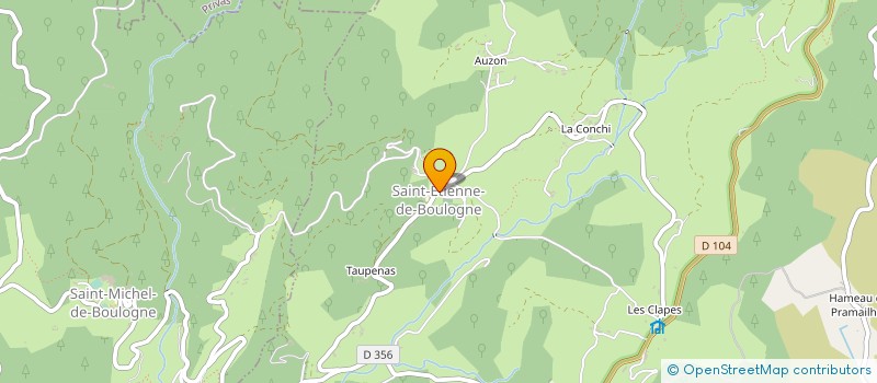 localisation de l'entreprise SI DE TRANSPORTS SCOLAIRES D AILHON LENTILLERES à AILHON