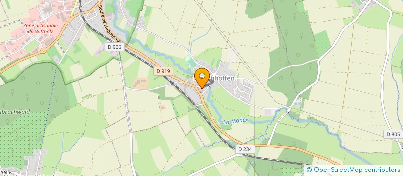 localisation de l'entreprise SI DES COMMUNES FORESTIERES DU RIPSHUBEL à OFFWILLER
