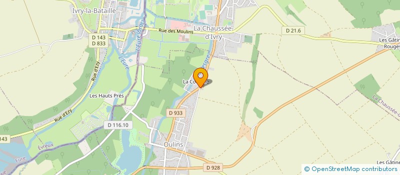 localisation de l'entreprise SI DES EAUX DE GILLES ET DE MESNIL-SIMON à OULINS