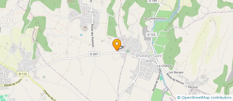 localisation de l'entreprise SI DES EAUX DE L'HERBASSE à TRIORS