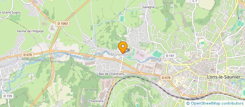 localisation de l'entreprise SI DES EAUX DE L'HEUTE, LA ROCHE à HAUTEROCHE