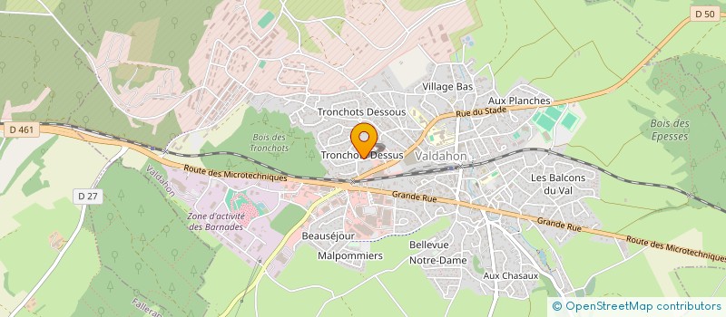 localisation de l'entreprise SI DES EAUX DE LA HAUTE LOUE à VALDAHON