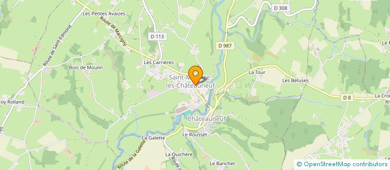 localisation de l'entreprise SI DES EAUX DE LA VALLEE DU SORNIN à SAINT-MAURICE-LES-CHATEAUNEUF