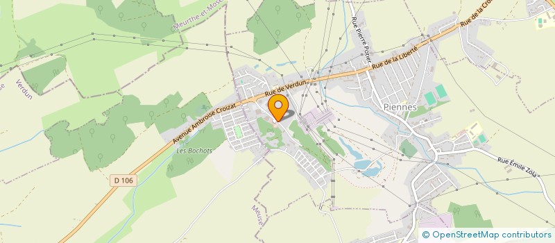 localisation de l'entreprise SI DES EAUX DE PIENNES  PIENNES