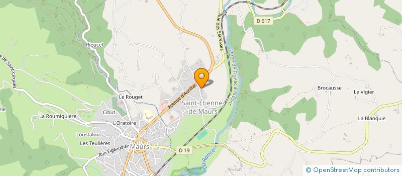 localisation de l'entreprise SI DES EAUX DE SAINT-SANTIN-DE-MAURS à SAINT-SANTIN-DE-MAURS