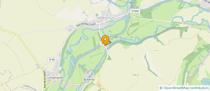 localisation de l'entreprise SI DES EAUX DE VADENCOURT à VADENCOURT