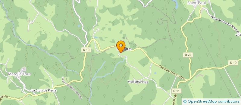 localisation de l'entreprise SI DES EAUX DES DEUX VALLEES à SAINT-PAUL
