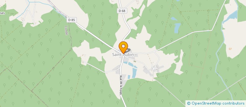 localisation de l'entreprise SI DES EAUX DU COUSSERON à SAINT-AUBIN
