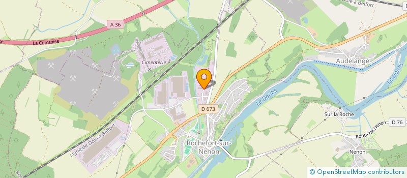 localisation de l'entreprise SI DES EAUX DU MOULIN ROUGE à ROCHEFORT-SUR-NENON