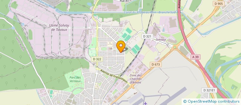 localisation de l'entreprise SI DES EAUX DU RECEPAGE à TAVAUX