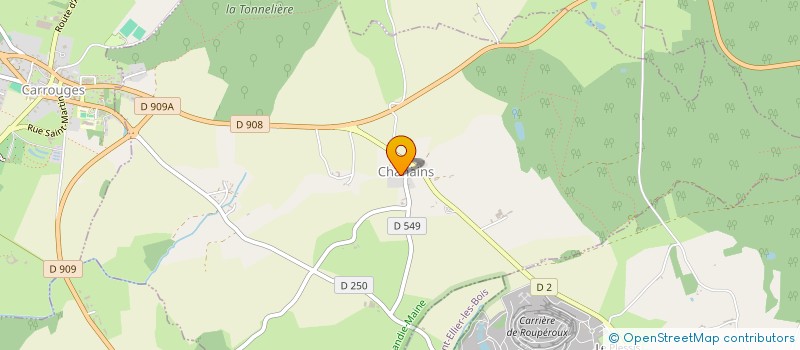 localisation de l'entreprise SI DES EAUX DU VAL D'ECOUVES à ROUPERROUX