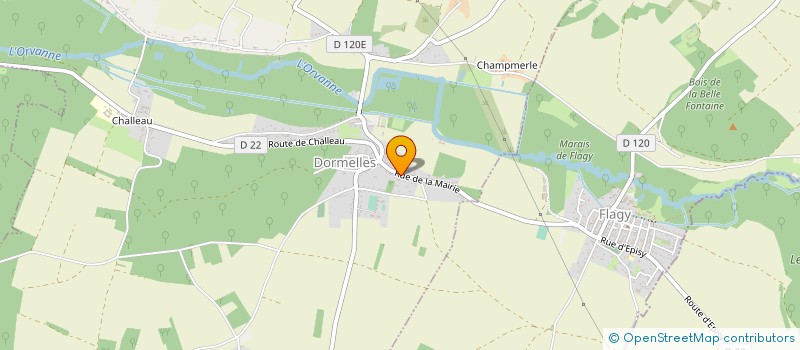 localisation de l'entreprise SI DISTRI EAU POTABLE VALLEE ORVANNE à DORMELLES
