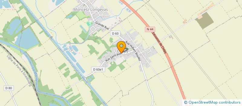 localisation de l'entreprise SI DISTRIBUTION EAU POTABLE MONT LOUVET à CHEPY