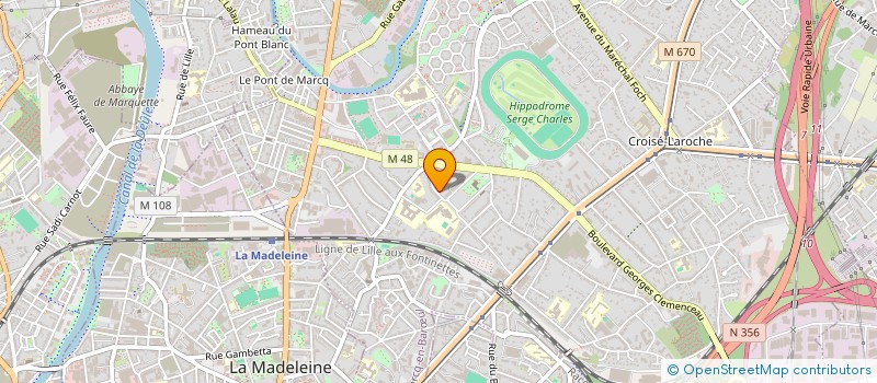 localisation de l'entreprise SI'DOSSIERS à MARCQ-EN-BARŒUL