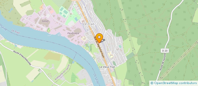 localisation de l'entreprise SI DU CONSERVATOIRE DU VAL DE SEINE à LE TRAIT