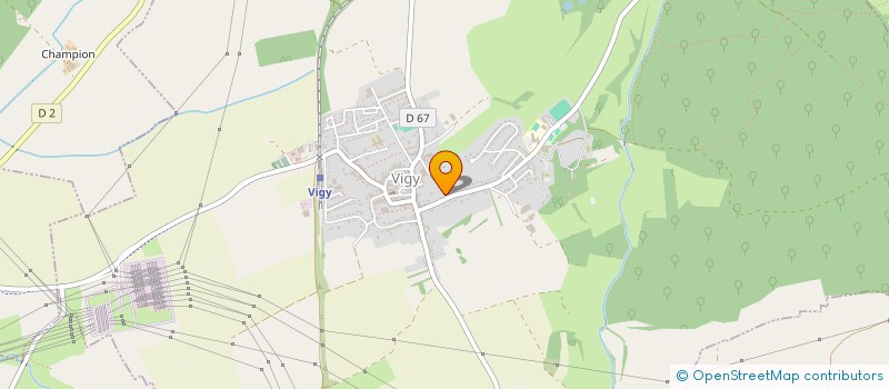 localisation de l'entreprise SI DU GYMNASE DE VIGY  VIGY