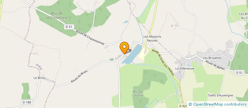 localisation de l'entreprise SI DU RU, DE LA VAUVISE, DE L'AUBOIS ET DE LEURS AFFLUENTS (SIRVAA)  PRECY