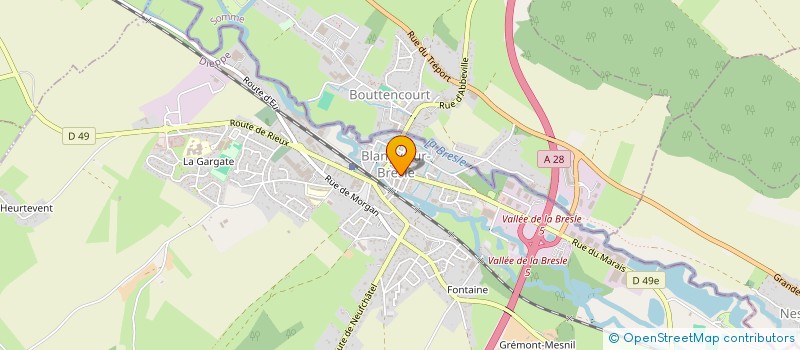 localisation de l'entreprise SI EAU POTAB ASSAI BLANGY-BOUTTENCOURT à BLANGY-SUR-BRESLE