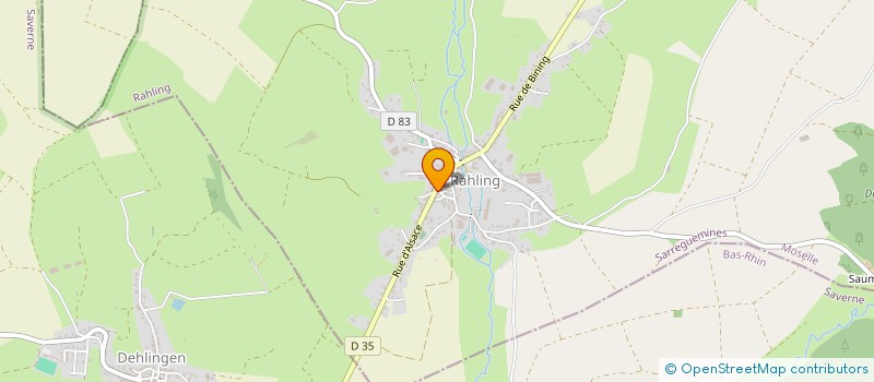localisation de l'entreprise SI EAUX RAHLING SCHMITTVILLER OEHLINGEN à RAHLING