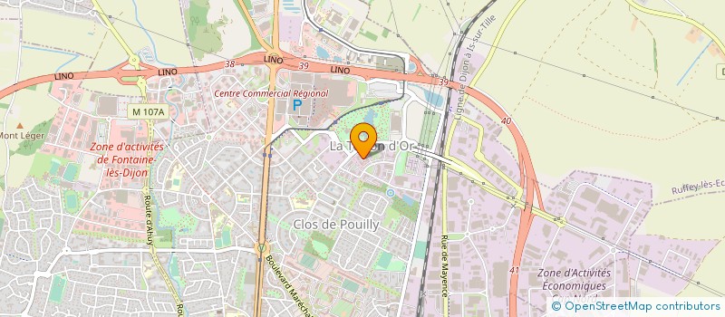 localisation de l'entreprise SI ENERGIES COTE DOR à DIJON