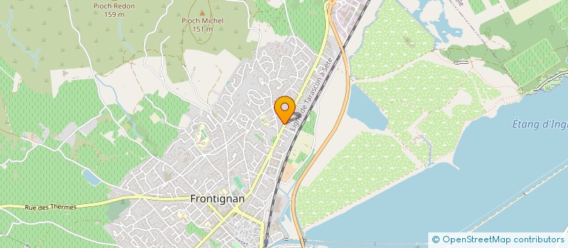 localisation de l'entreprise SI-FA-SOL à FRONTIGNAN