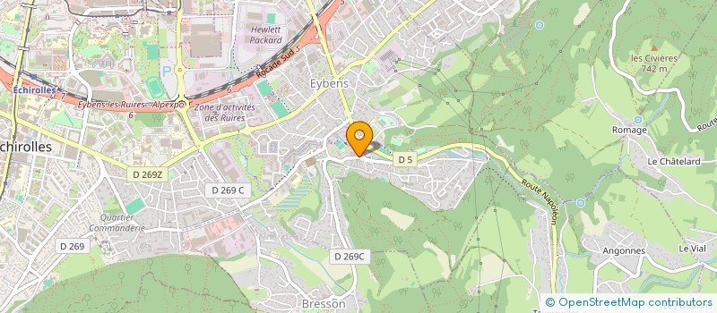 localisation de l'entreprise SI FERNAND FAIVRE EYBENS POISAT  EYBENS