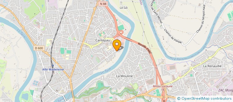 localisation de l'entreprise SI FINANCES  TOULOUSE