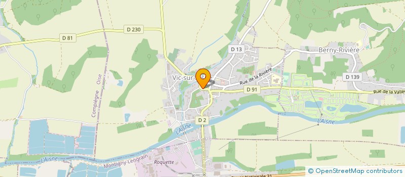 localisation de l'entreprise SI FONCTIONNEMENT COLLEGE VIC SUR AISNE à VIC-SUR-AISNE