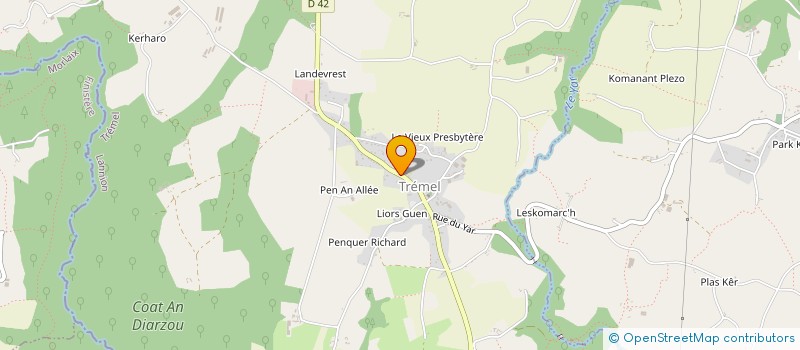 localisation de l'entreprise SI FONCTIONNEMENT DES ECOLES PUBLIQUES LANVELLEC PLUFUR TREMEL à TREMEL