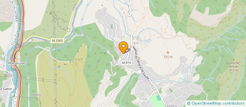 localisation de l'entreprise SI FRACASSA BANE  LEVENS