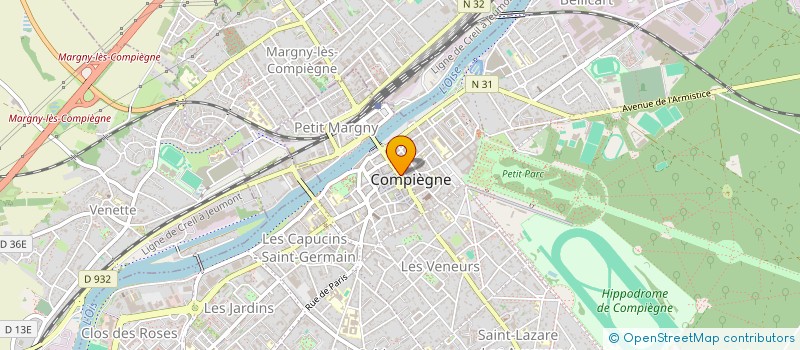localisation de l'entreprise SI.G.DI à COMPIEGNE
