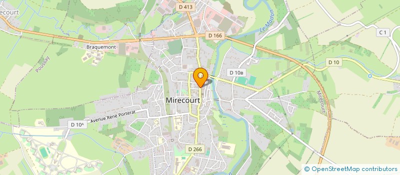 localisation de l'entreprise SI GESTI SCE INCENDIE SECOURS MIRECOURT à MIRECOURT