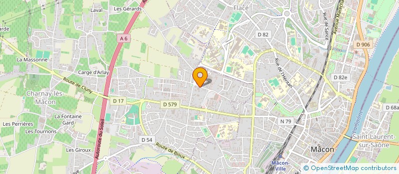 localisation de l'entreprise SI GESTION ACTIVITES LOISIRS ENFANTS à CHARNAY-LES-MACON